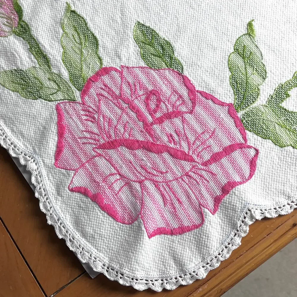 Handcrafted vintage embroidered